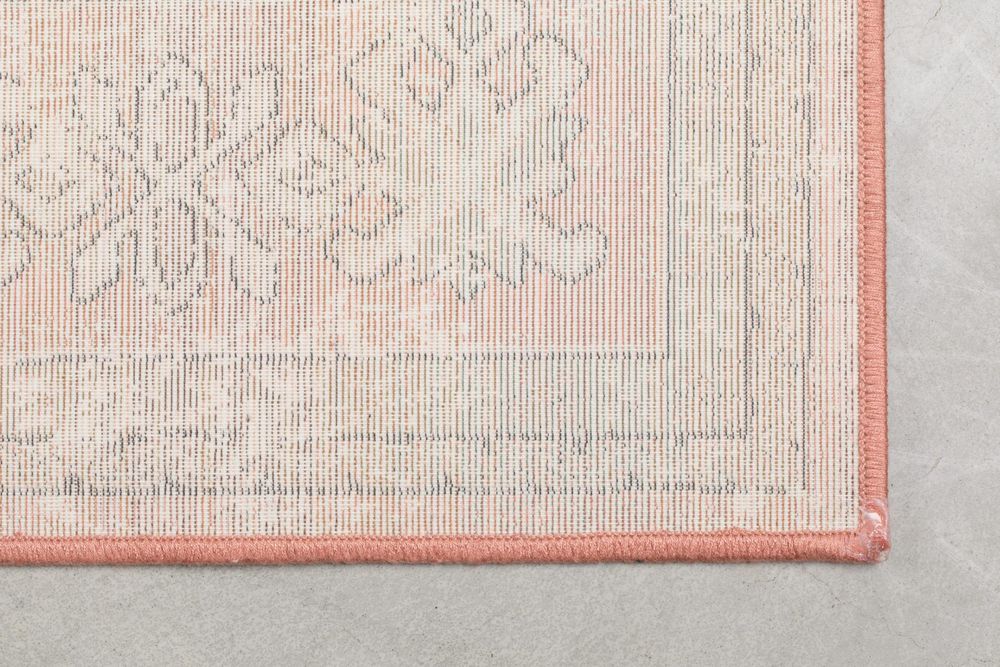 Dutchbone Mahal Rug - Pink & Olive
