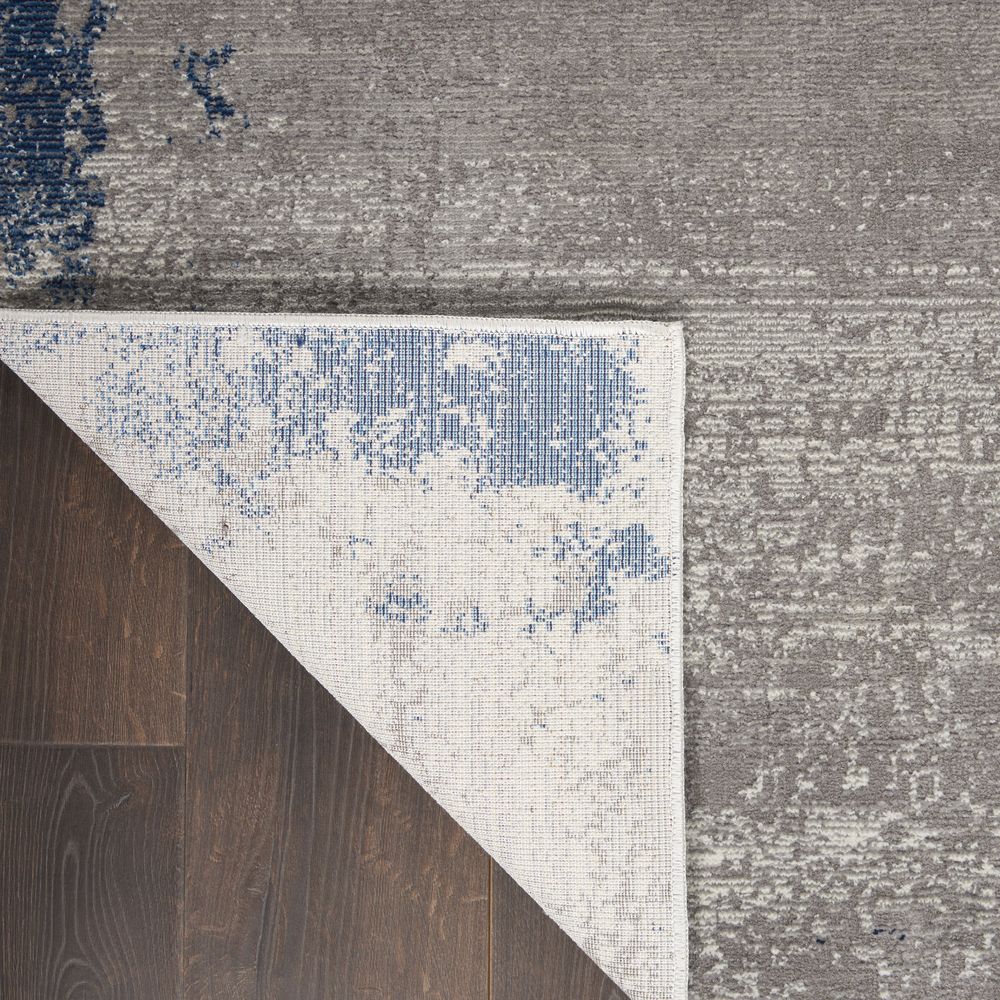 Nourison Etchings ETC01 Rug - Grey & Navy