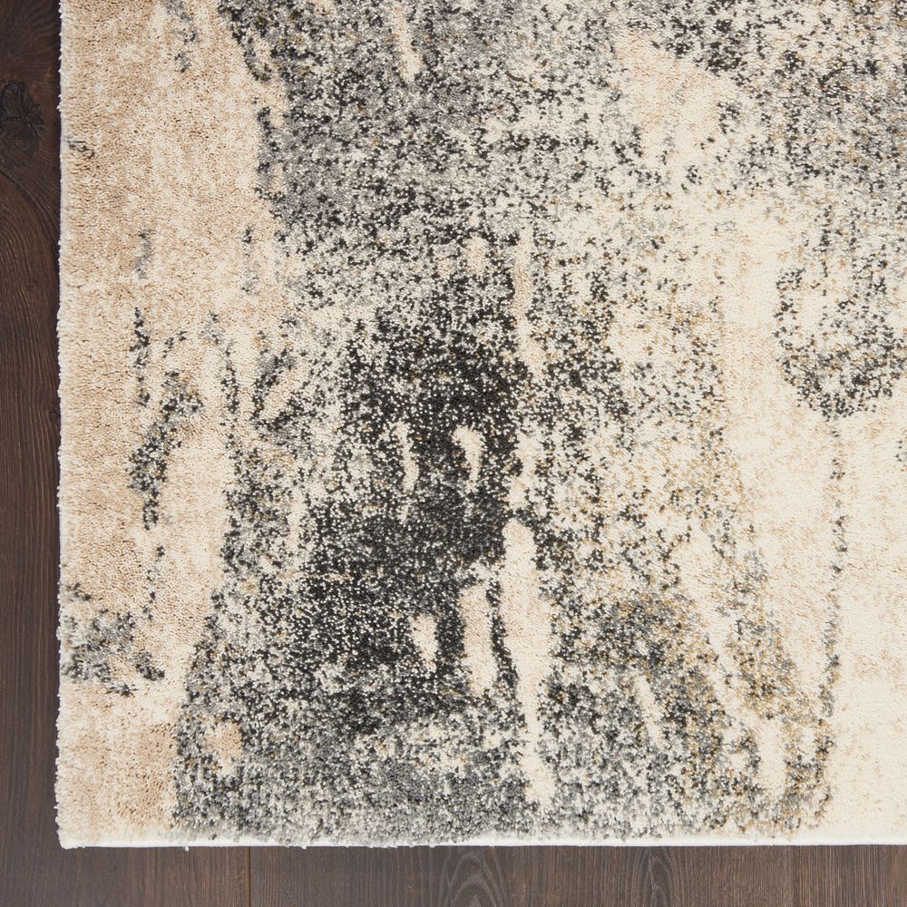 Nourison Fusion FSS16 Rug - Cream & Grey
