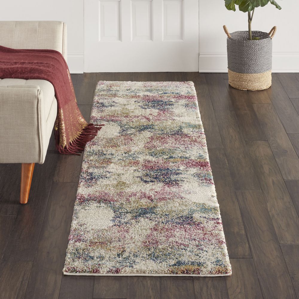 Nourison Fusion FSS17 Rug - Cream & Multicolour