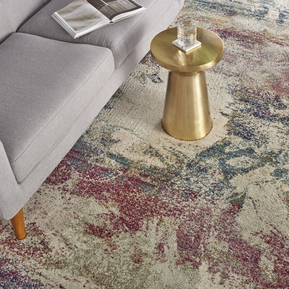 Nourison Fusion FSS17 Rug - Cream & Multicolour
