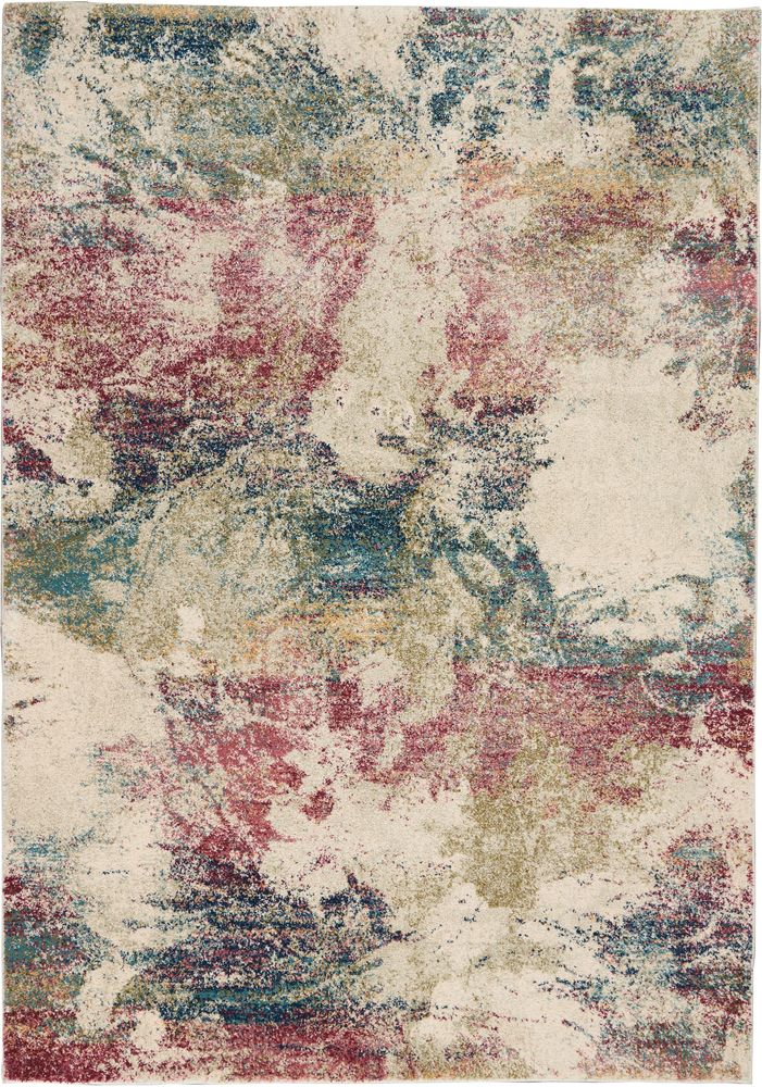Nourison Fusion FSS17 Rug - Cream & Multicolour