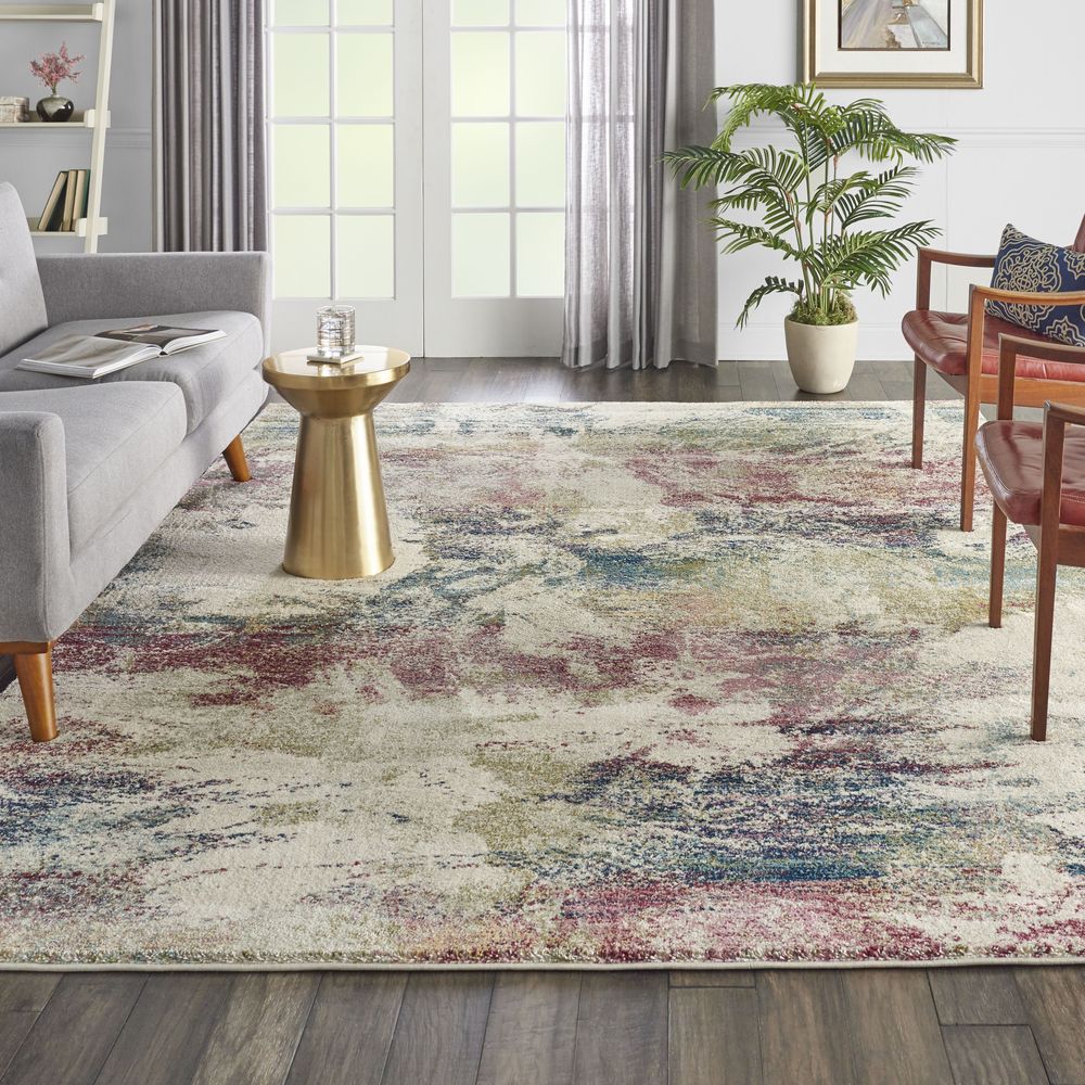Nourison Fusion FSS17 Rug - Cream & Multicolour