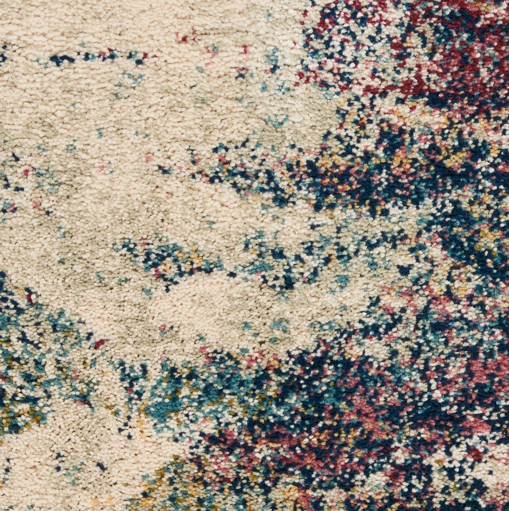 Nourison Fusion FSS17 Rug - Cream & Multicolour