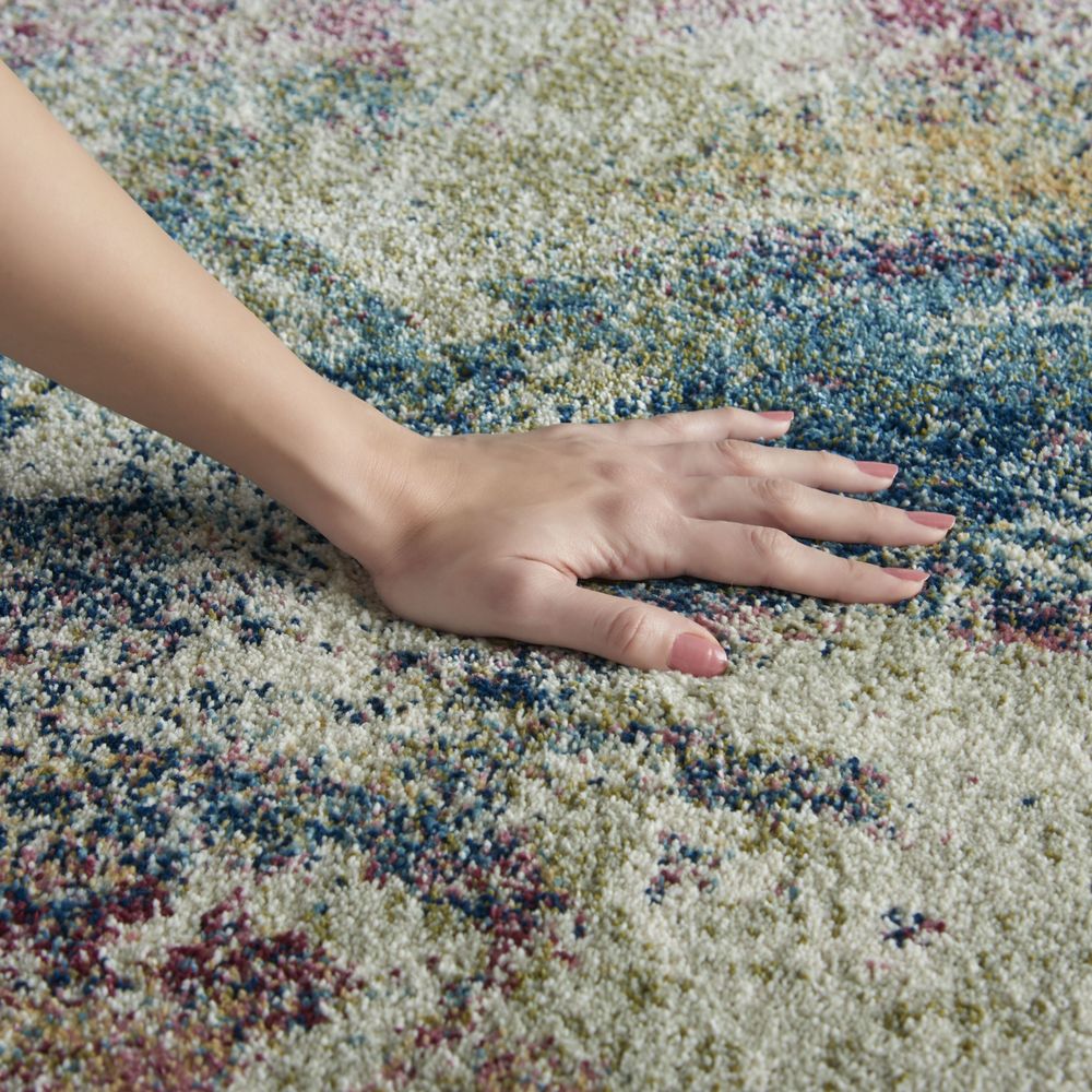 Nourison Fusion FSS17 Rug - Cream & Multicolour