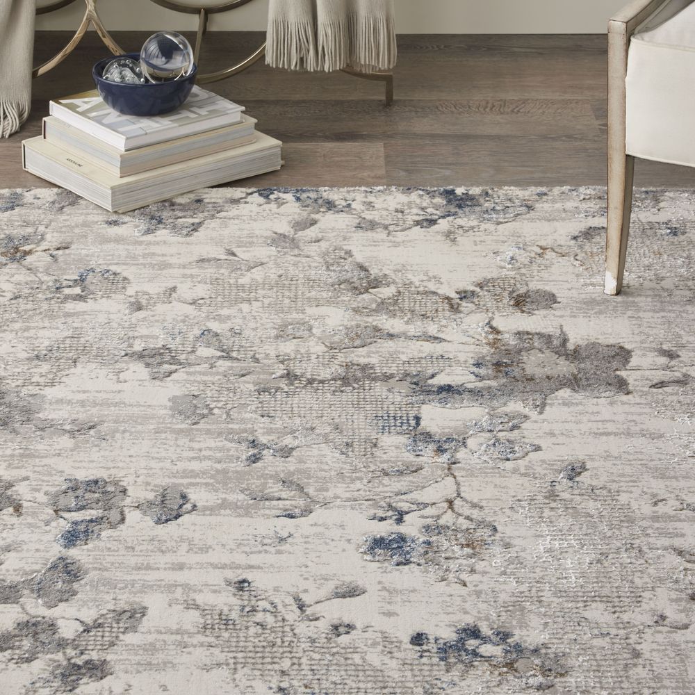 Kathy Ireland KI40 Royal Terrace KI40 Rug - Ivory & Grey