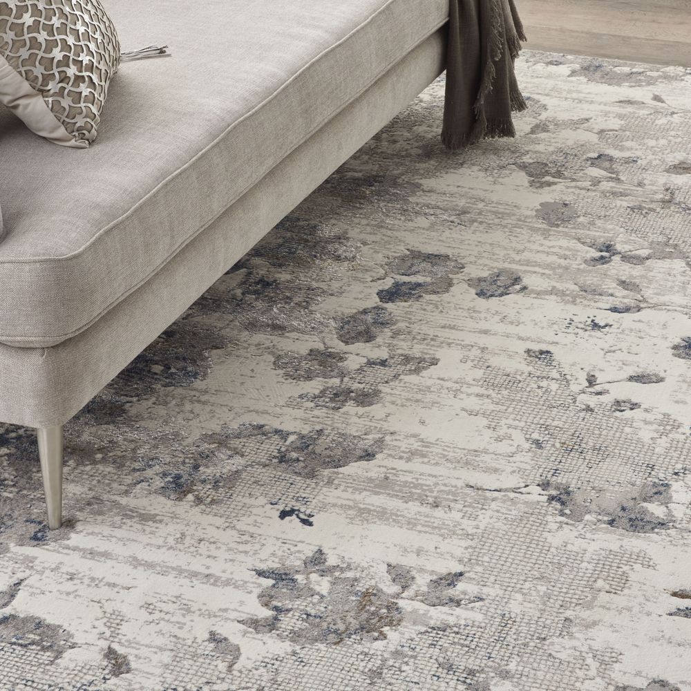 Kathy Ireland KI40 Royal Terrace KI40 Rug - Ivory & Grey