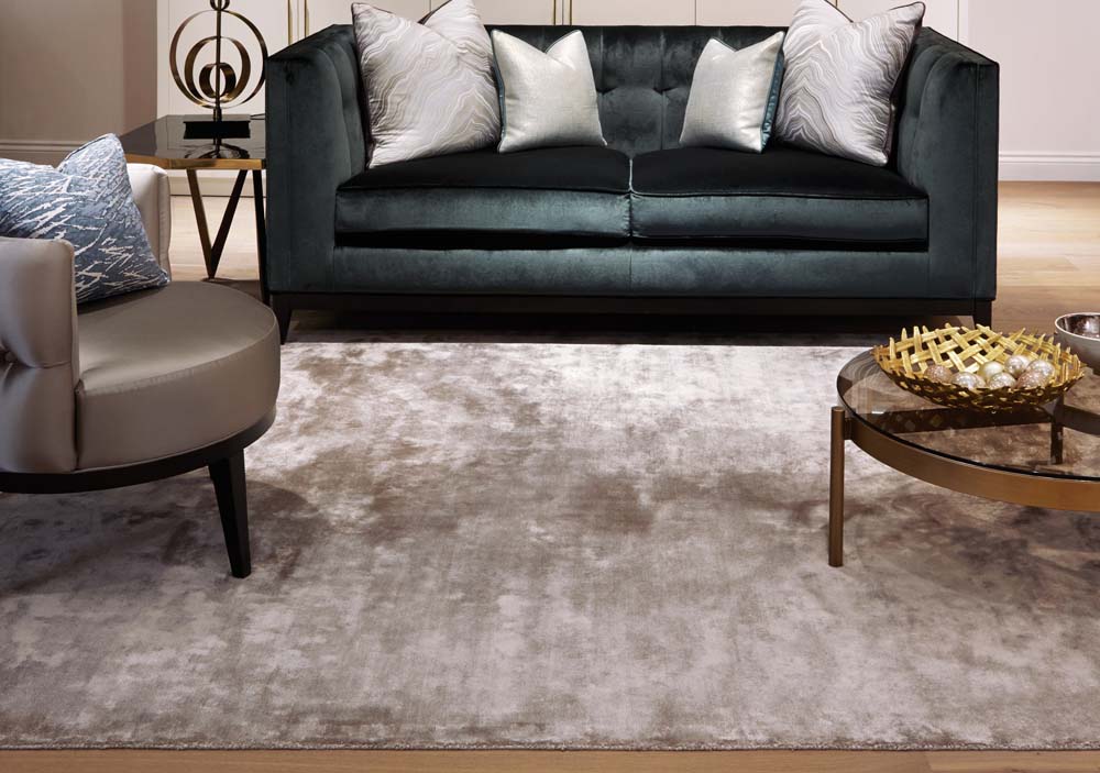 Katherine Carnaby Chrome Rug - Latte