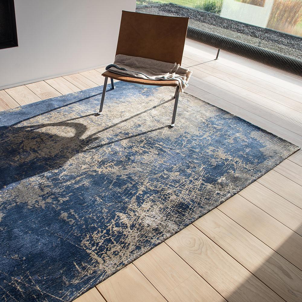 Mad Men Cracks Rug - 8629 Abyss Blue