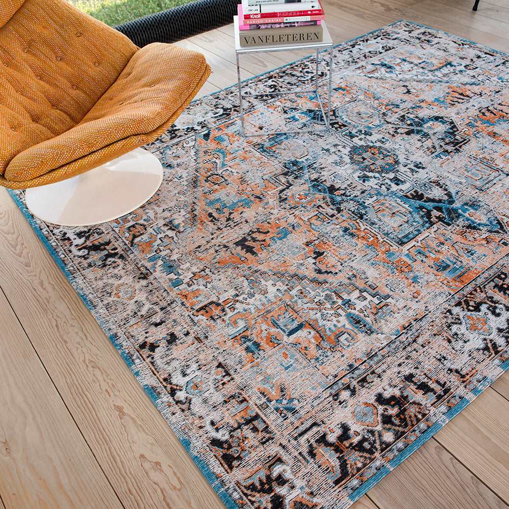 Antiquarian Antique Heriz Rug - 8705 Seray Orange