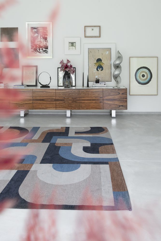Louis De Poortere Nuance Module Rug - 9196 Camel Blue