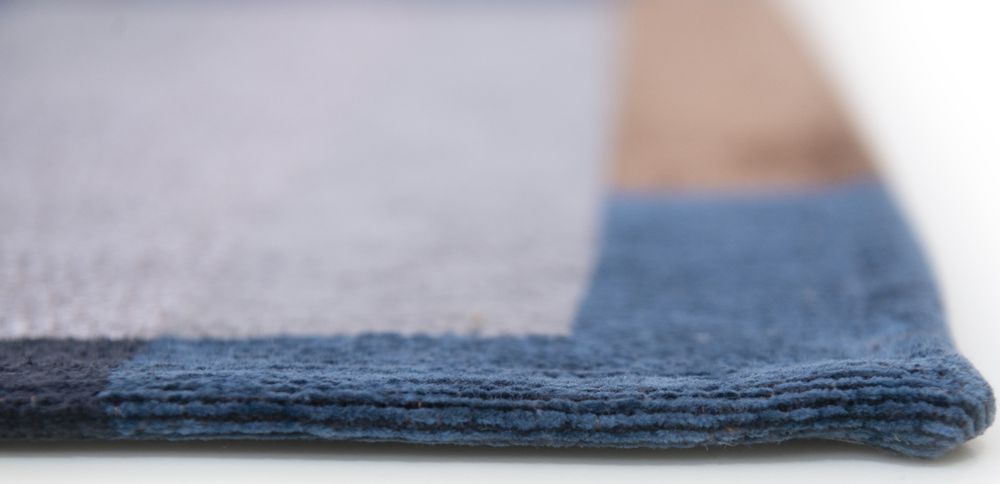 Louis De Poortere Nuance Module Rug - 9196 Camel Blue