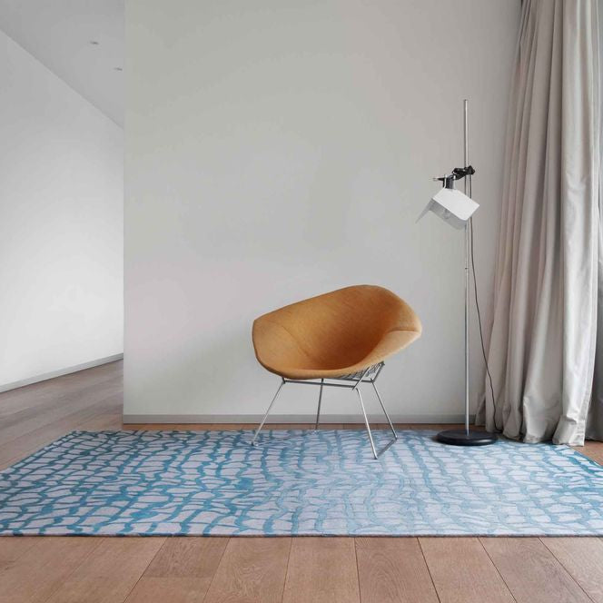 Louis De Poortere Mad Men Dedalo Rug - 9203 Blue Marine