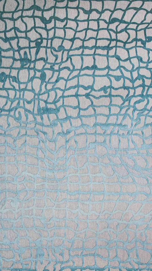Louis De Poortere Mad Men Dedalo Runner Rug - 9203 Blue Marine