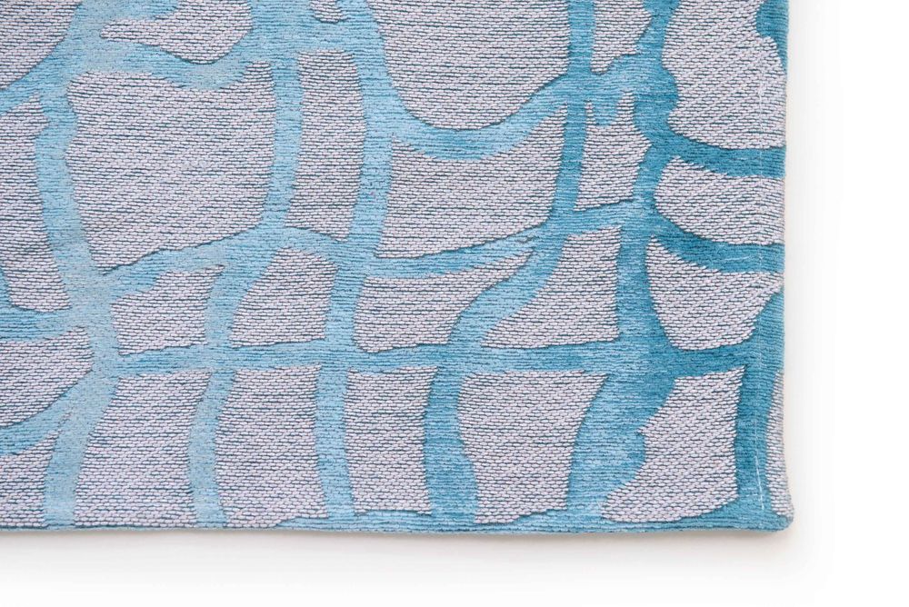 Louis De Poortere Mad Men Dedalo Runner Rug - 9203 Blue Marine