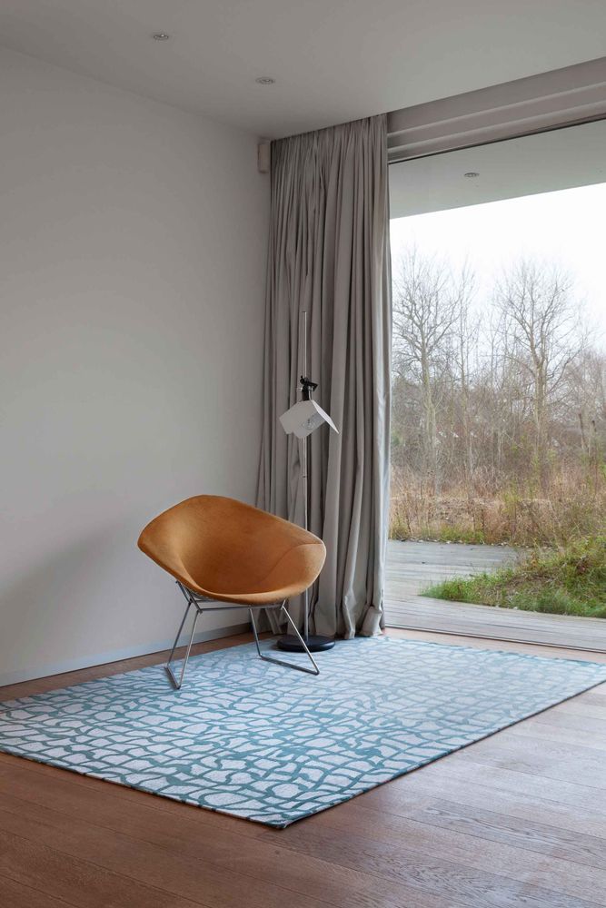 Louis De Poortere Mad Men Dedalo Rug - 9203 Blue Marine