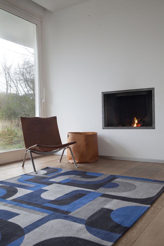 Louis De Poortere Nuance Module Rug - 9207 Weimer Blue