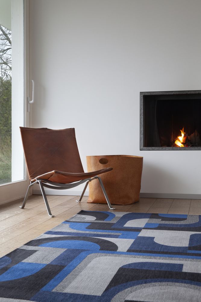 Louis De Poortere Nuance Module Rug - 9207 Weimer Blue