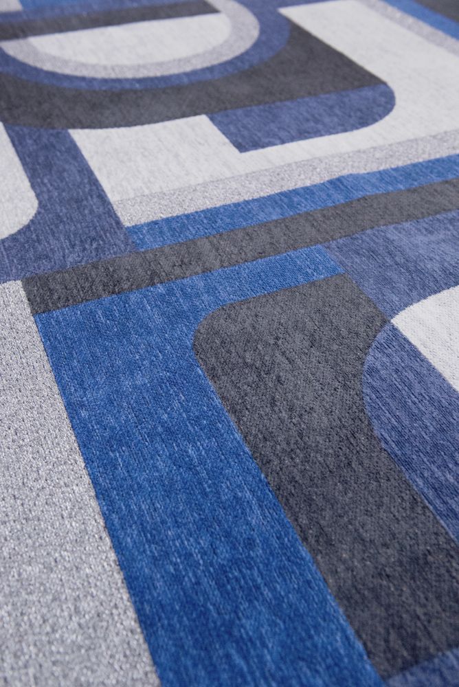 Louis De Poortere Nuance Module Rug - 9207 Weimer Blue