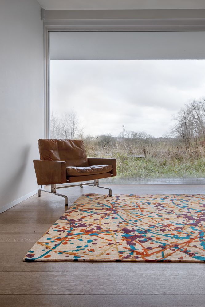 Louis De Poortere Gallery Rug - 9221 Orange Drip