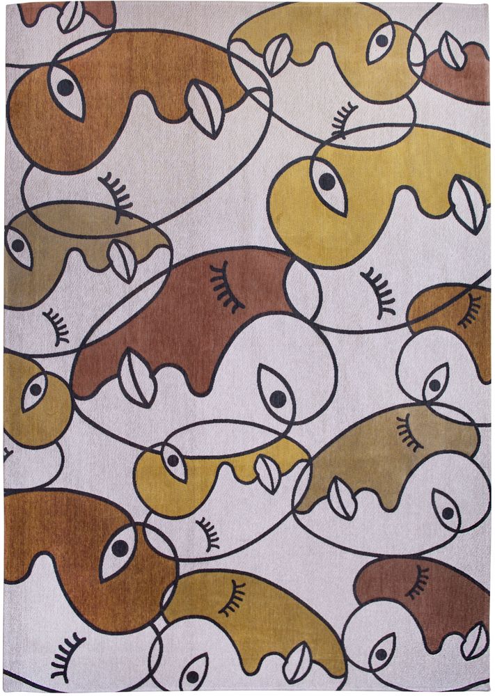 Louis De Poortere Gallery Rug - 9222 Faces