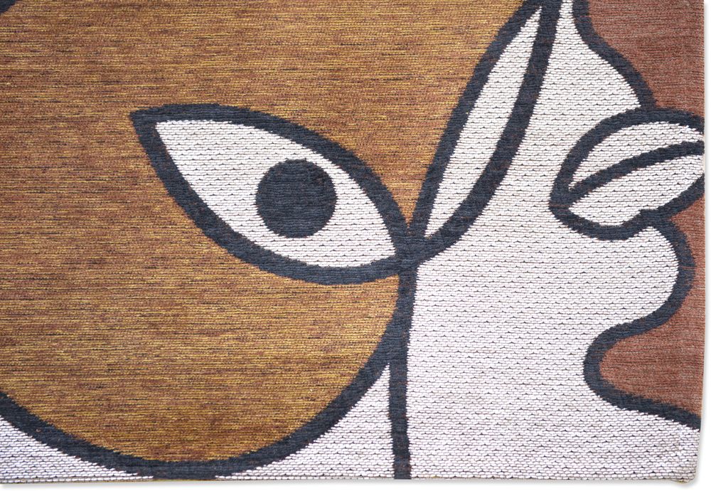 Louis De Poortere Gallery Rug - 9222 Faces
