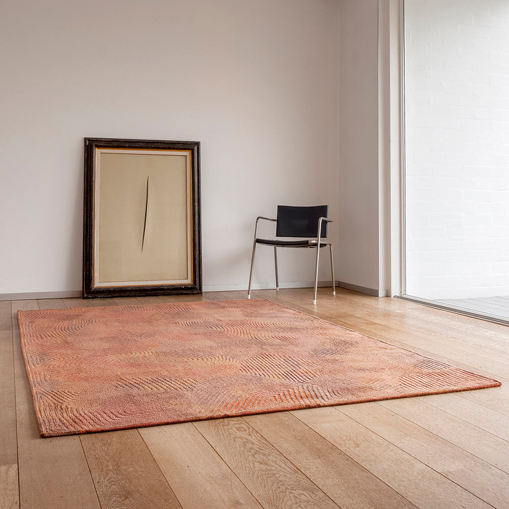 Louis De Poortere Meditation Coral Rug - 9230 Volcano