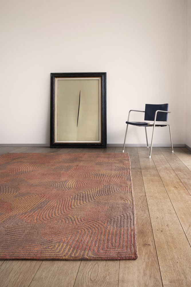 Louis De Poortere Meditation Coral Rug - 9230 Volcano