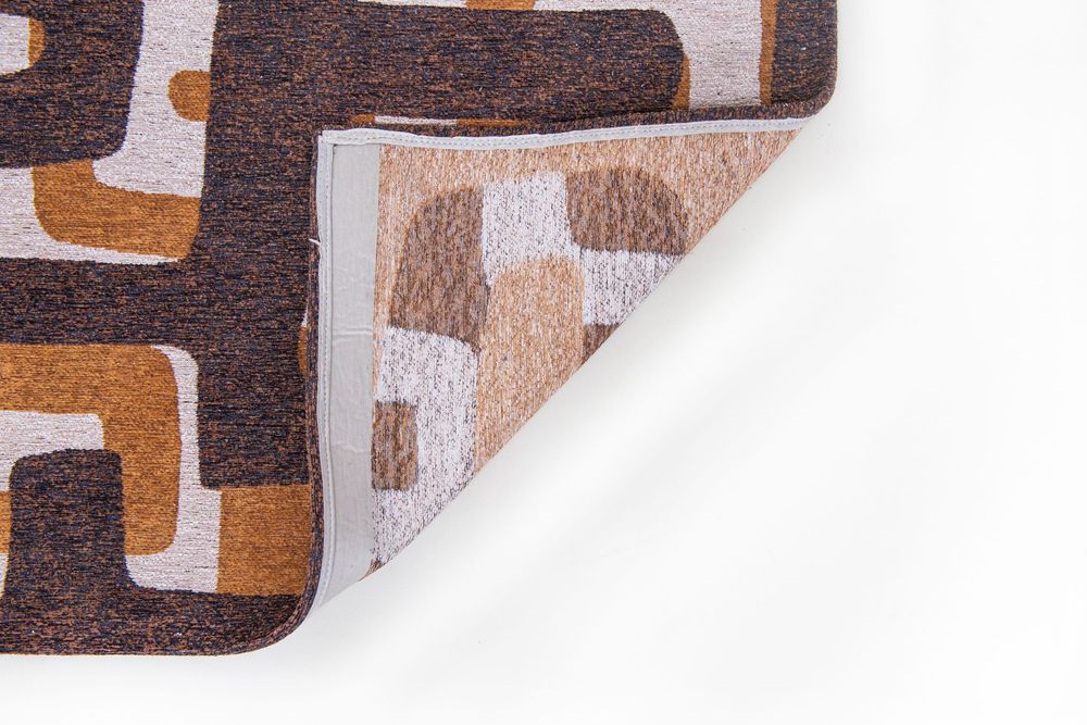 Louis De Poortere Craft Kuba Runner Rug - 9335 Bison