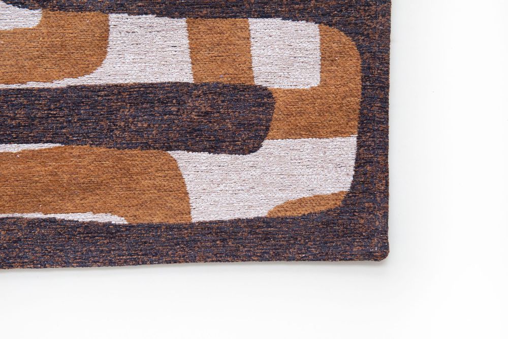 Louis De Poortere Craft Kuba Runner Rug - 9335 Bison