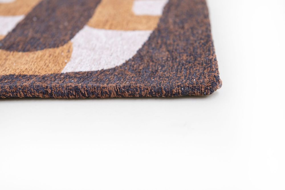 Louis De Poortere Craft Kuba Runner Rug - 9335 Bison