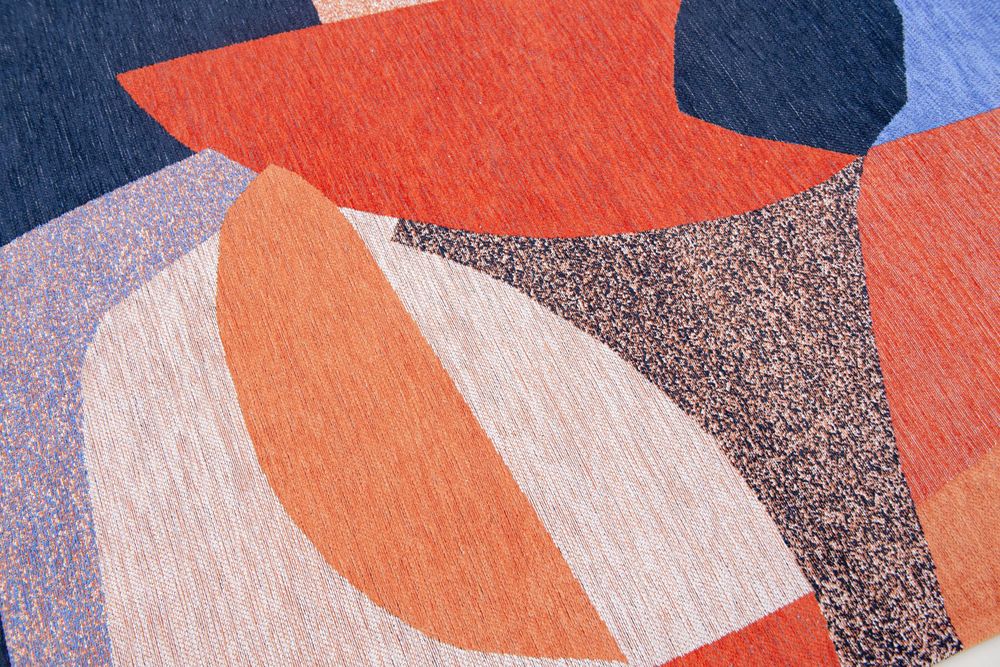 Louis De Poortere Gallery Shapes Round Rug - 9368 Carpe Diem