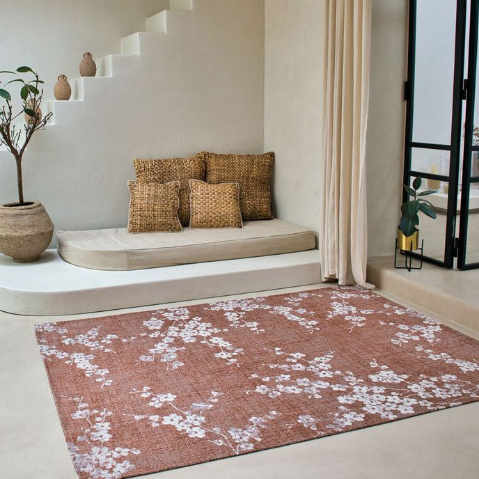 Louis De Poortere Sakura Rug - 9371 Copper Pink