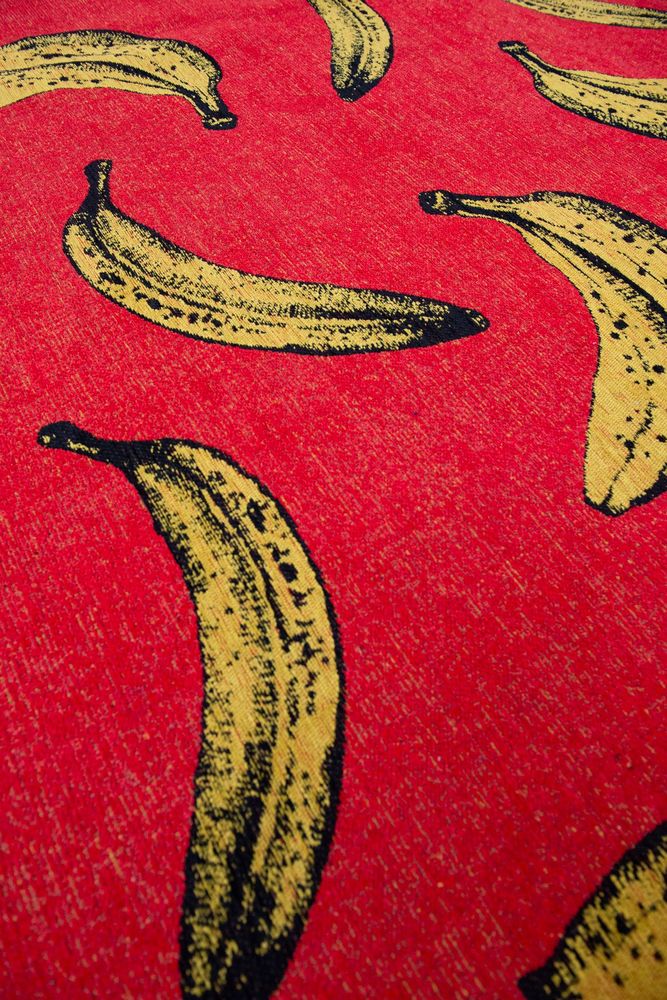 Louis De Poortere Pop Banana Rug - 9392 Miami Red