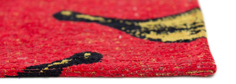 Louis De Poortere Pop Banana Rug - 9392 Miami Red