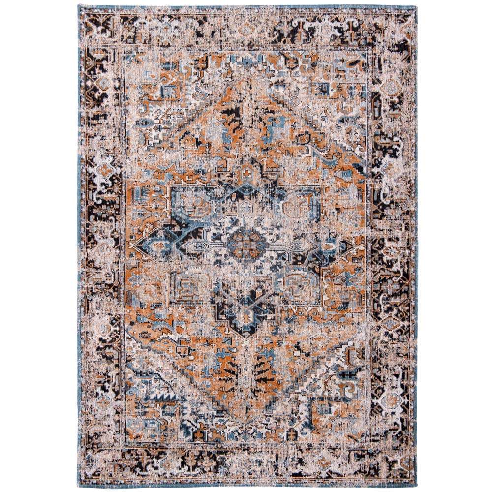 Louis De Poortere Antique Heriz Rug - Seray Orange