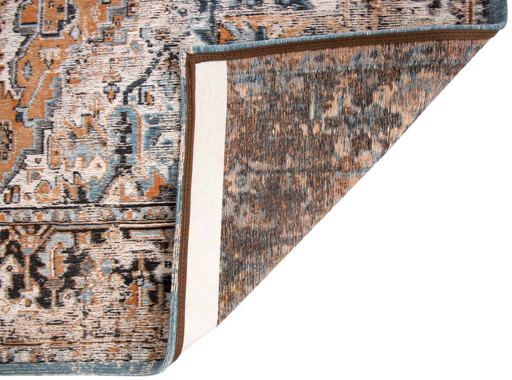 Louis De Poortere Antique Heriz Rug - Seray Orange