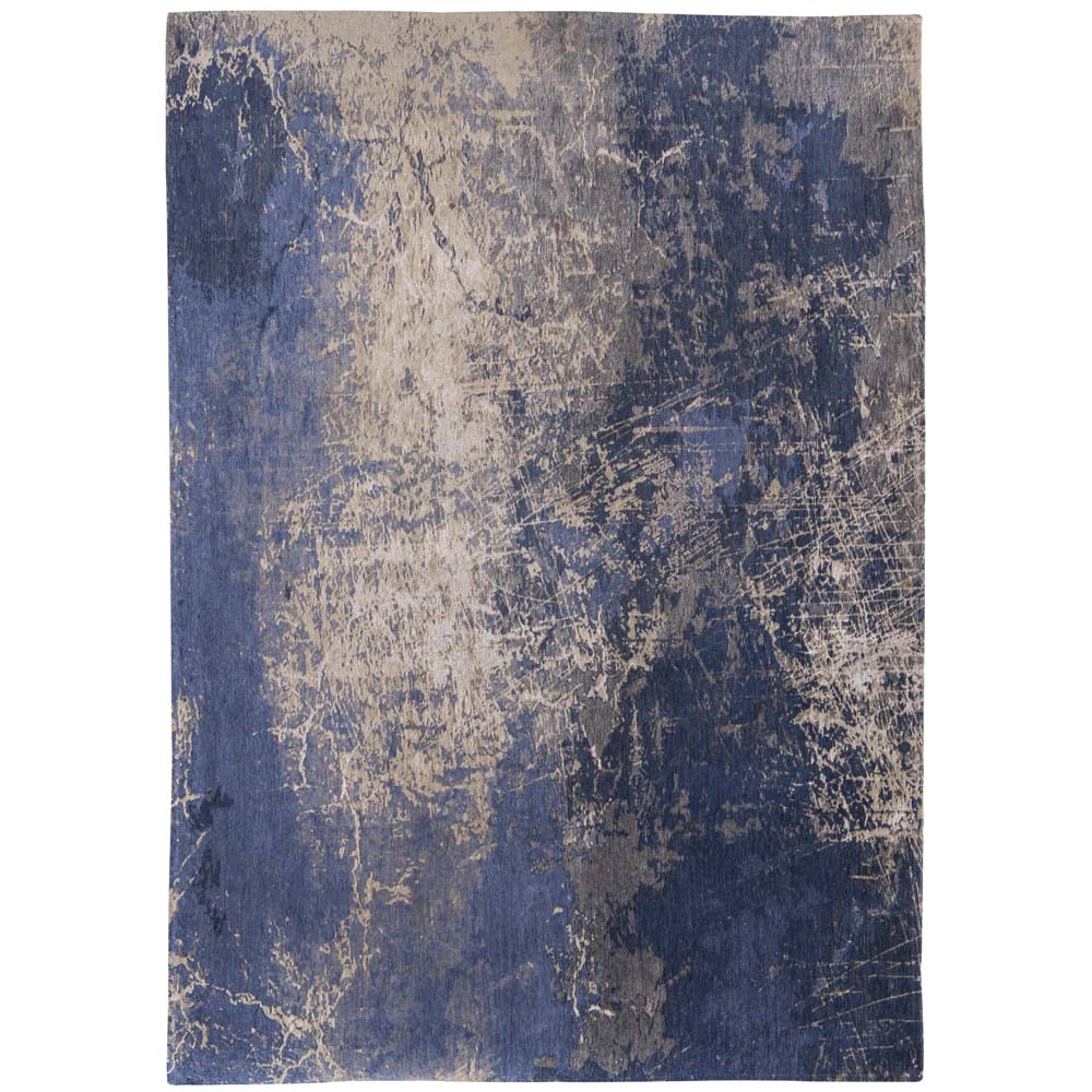 Louis De Poortere Cracks Rug - Abyss Blue