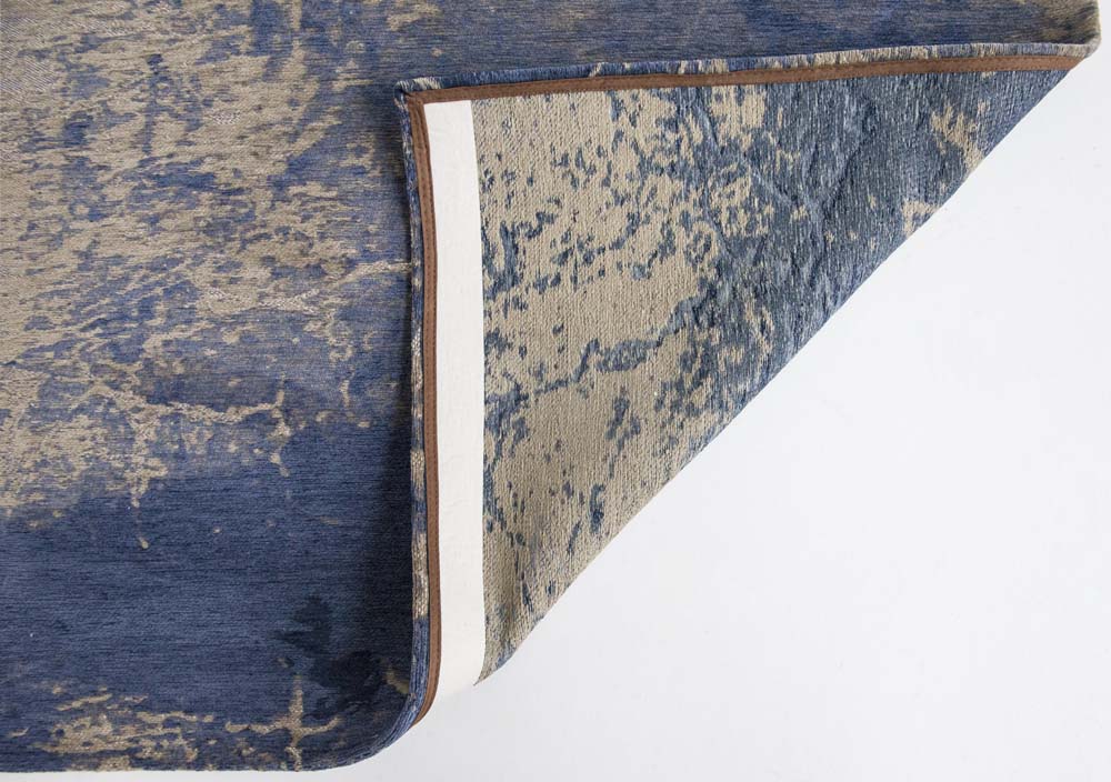 Louis De Poortere Cracks Rug - Abyss Blue