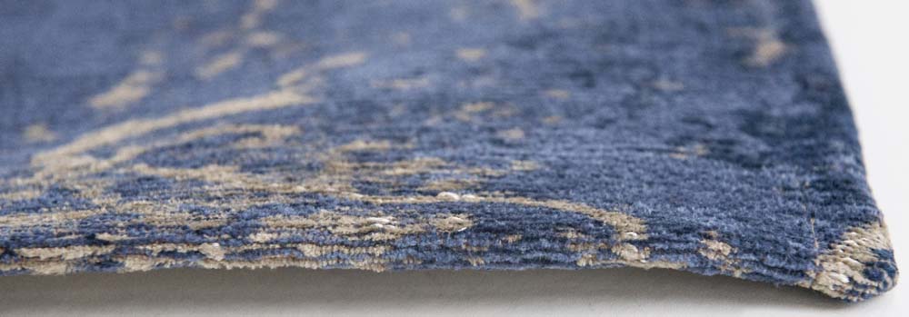 Louis De Poortere Cracks Rug - Abyss Blue