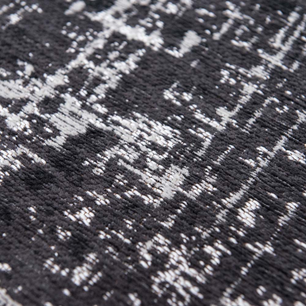Louis De Poortere Griff Rug - White On Black