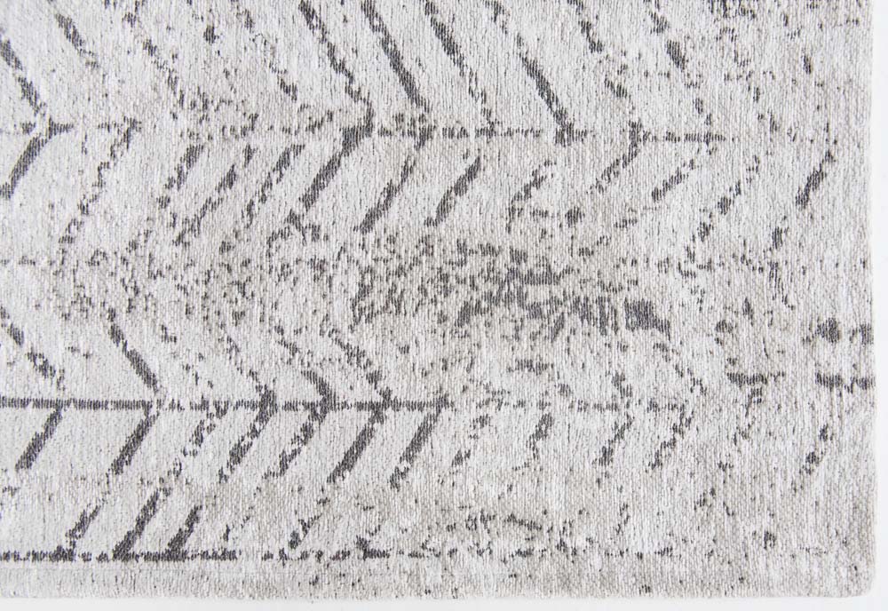 Louis De Poortere Jacobs Ladder Rug - Black On White
