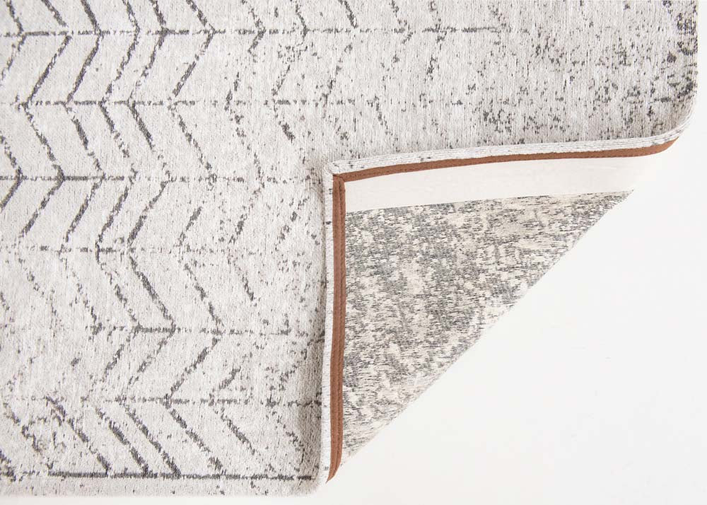 Louis De Poortere Jacobs Ladder Rug - Black On White