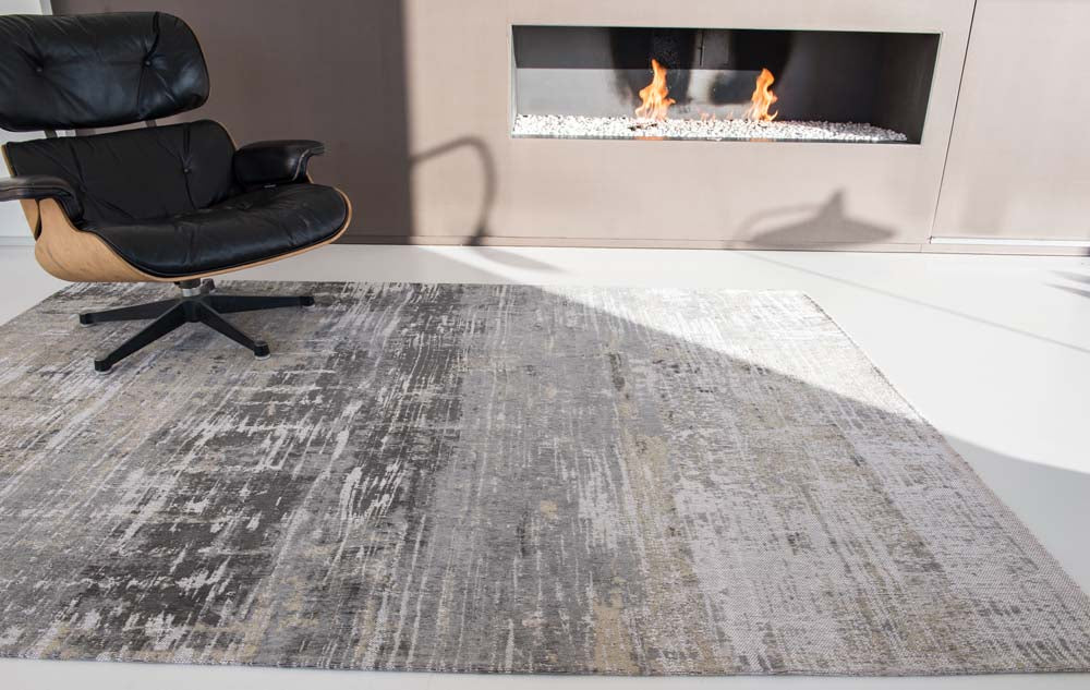 Louis De Poortere Streaks Rug - Coney Grey