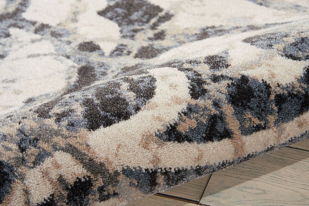 Nourison Maxell MAE10 Rug - Ivory & Charcoal