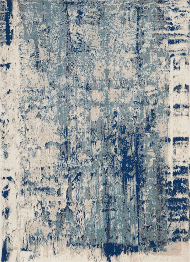 Nourison Maxell MAE16 Rug - Ivory & Blue