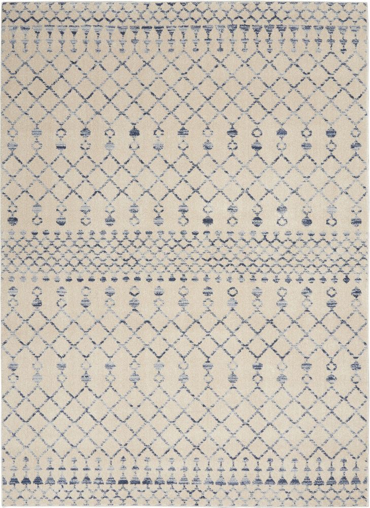 Nourison Palermo PMR03 Rug - Beige & Blue
