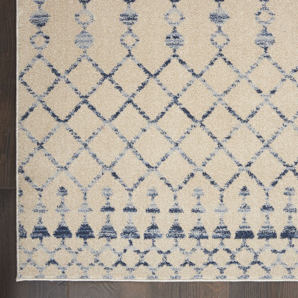 Nourison Palermo PMR03 Rug - Beige & Blue