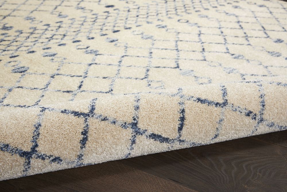 Nourison Palermo PMR03 Rug - Beige & Blue