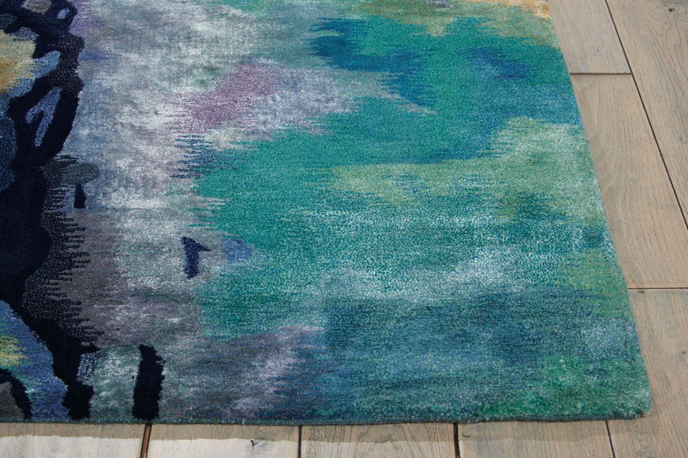 Nourison Prismatic PRS09 Rug - Silver & Blue